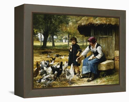 Feeding Time-Julien Dupre-Framed Premier Image Canvas