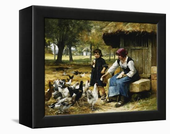 Feeding Time-Julien Dupre-Framed Premier Image Canvas