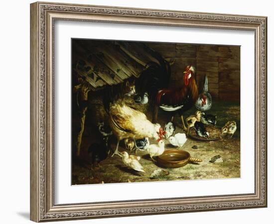 Feeding Time-Ignace Spiridon-Framed Giclee Print