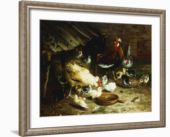 Feeding Time-Ignace Spiridon-Framed Giclee Print