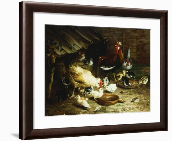 Feeding Time-Ignace Spiridon-Framed Giclee Print