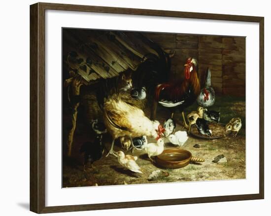 Feeding Time-Ignace Spiridon-Framed Giclee Print