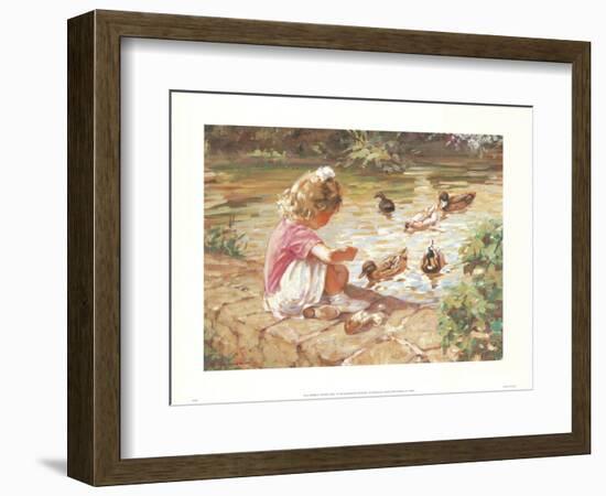 Feeding Time-unknown Gribble-Framed Art Print