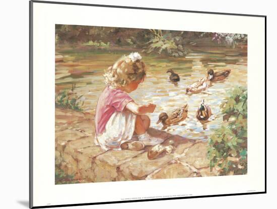 Feeding Time-unknown Gribble-Mounted Art Print