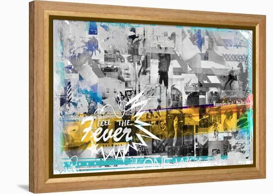 Feel the Fever, 2018 (Collage on Canvas)-Teis Albers-Framed Premier Image Canvas