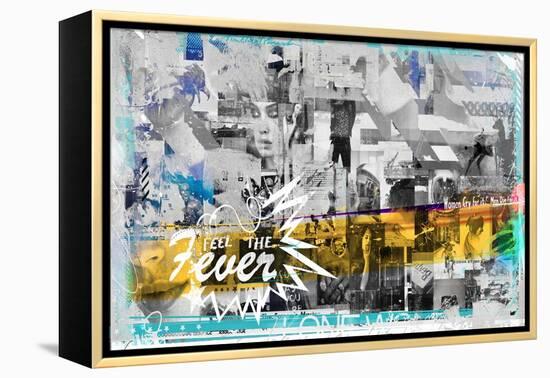 Feel the Fever, 2018 (Collage on Canvas)-Teis Albers-Framed Premier Image Canvas