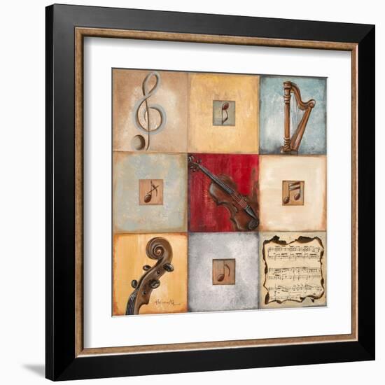 Feel the Music I-Hakimipour-ritter-Framed Art Print