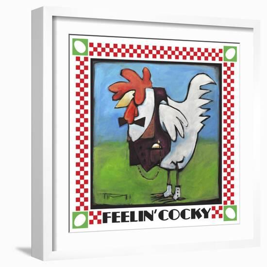 Feelin Cocky Poster-Tim Nyberg-Framed Giclee Print