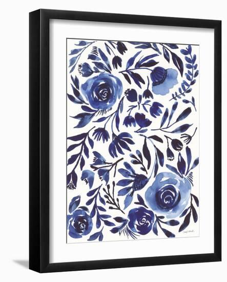 Feeling Blue I-Cheryl Warrick-Framed Art Print