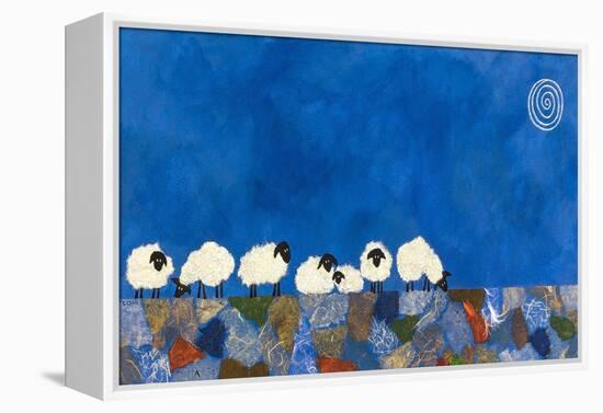 Feeling Sheepish-Casey Craig-Framed Stretched Canvas