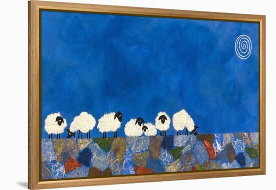 Feeling Sheepish-Casey Craig-Framed Stretched Canvas