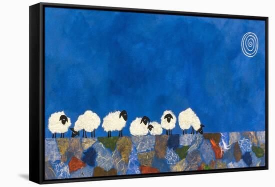 Feeling Sheepish-Casey Craig-Framed Stretched Canvas