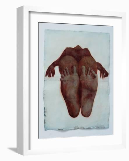 Feet, 2023 (W/C on Arches)-Graham Dean-Framed Giclee Print