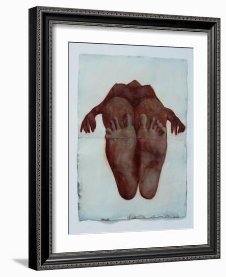 Feet, 2023 (W/C on Arches)-Graham Dean-Framed Giclee Print