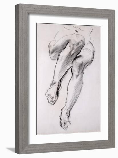 Feet and Legs of Seated Nude-John Singer Sargent-Framed Giclee Print