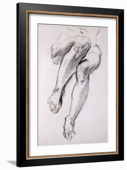 Feet and Legs of Seated Nude-John Singer Sargent-Framed Giclee Print