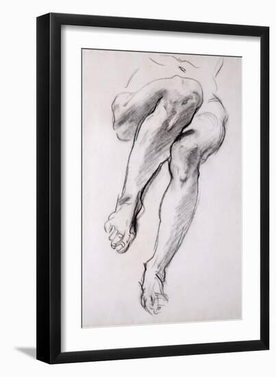 Feet and Legs of Seated Nude-John Singer Sargent-Framed Giclee Print