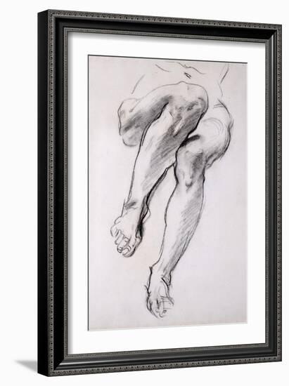 Feet and Legs of Seated Nude-John Singer Sargent-Framed Giclee Print