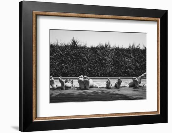 Feet in the Pool-Gloria Salgado Gispert-Framed Photographic Print