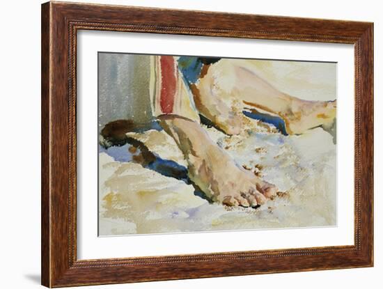 Feet of an Arab, Tiberias-John Singer Sargent-Framed Giclee Print