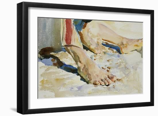 Feet of an Arab, Tiberias-John Singer Sargent-Framed Giclee Print