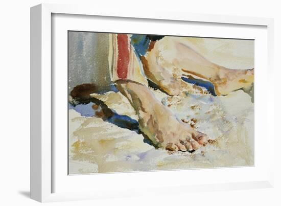 Feet of an Arab, Tiberias-John Singer Sargent-Framed Giclee Print