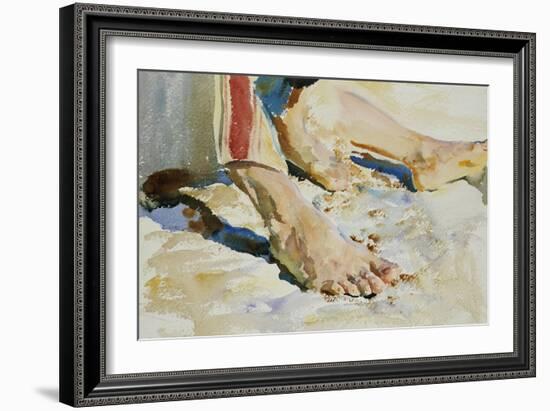 Feet of an Arab, Tiberias-John Singer Sargent-Framed Giclee Print