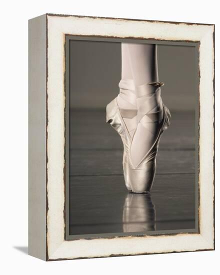 Feet of Ballet Dancer En Pointe-Erik Isakson-Framed Premier Image Canvas