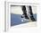 Feet on a Skateboard at the Edge of a Ramp-null-Framed Photographic Print