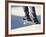 Feet on a Skateboard at the Edge of a Ramp-null-Framed Photographic Print