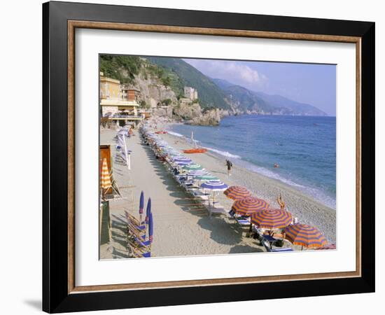 Fegina Beach, Cinque Terre, Liguria, Italy-Bruno Morandi-Framed Photographic Print