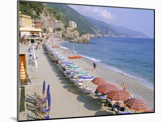Fegina Beach, Cinque Terre, Liguria, Italy-Bruno Morandi-Mounted Photographic Print
