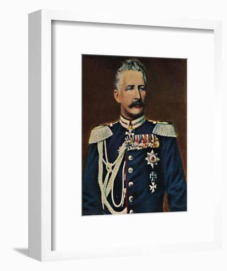 'Feldmarschall Graf von Waldersee 1832-1904', 1934-Unknown-Framed Giclee Print