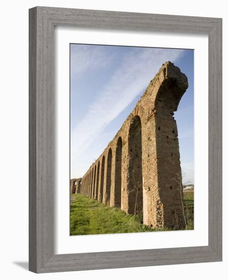 Felice Aqueduct, Along the Via Appia, Rome, Lazio, Italy, Europe-Olivieri Oliviero-Framed Photographic Print