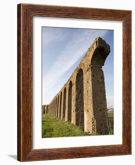 Felice Aqueduct, Along the Via Appia, Rome, Lazio, Italy, Europe-Olivieri Oliviero-Framed Photographic Print