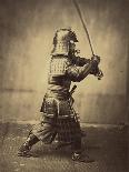 Japanese Samurai in Traditional Costume, 1868-Felice Beato-Giclee Print