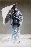 Samurai with Raised Sword, circa 1860-Felice Beato-Giclee Print
