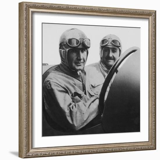 Felice Nazzaro in a 2-Litre Fiat, C1922-null-Framed Photographic Print