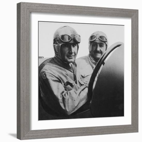 Felice Nazzaro in a 2-Litre Fiat, C1922-null-Framed Photographic Print