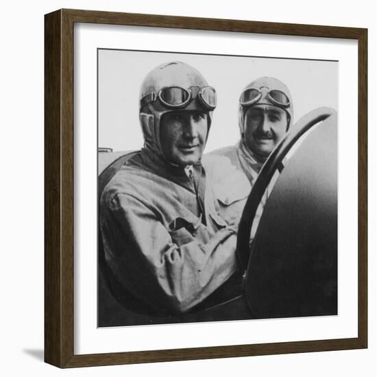 Felice Nazzaro in a 2-Litre Fiat, C1922-null-Framed Photographic Print