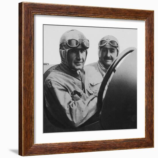 Felice Nazzaro in a 2-Litre Fiat, C1922-null-Framed Photographic Print