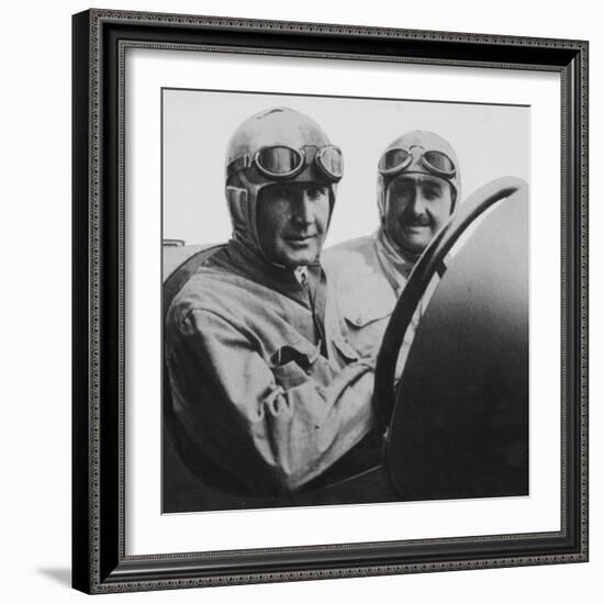 Felice Nazzaro in a 2-Litre Fiat, C1922-null-Framed Photographic Print