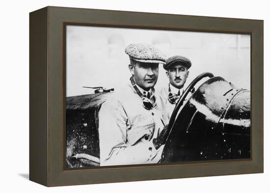 Felice Nazzaro in a 2000 Cc Fiat 804, 1922-null-Framed Premier Image Canvas