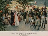 French Army Crossing the Niemen-Felicien Baron De Myrbach-rheinfeld-Framed Giclee Print
