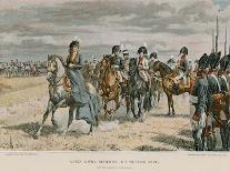 Queen Louisa Reviewing the Prussian Army-Felicien Baron De Myrbach-rheinfeld-Giclee Print