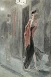 Street Corner, Four in the Morning (Parodie Humain)-Félicien Rops-Mounted Giclee Print