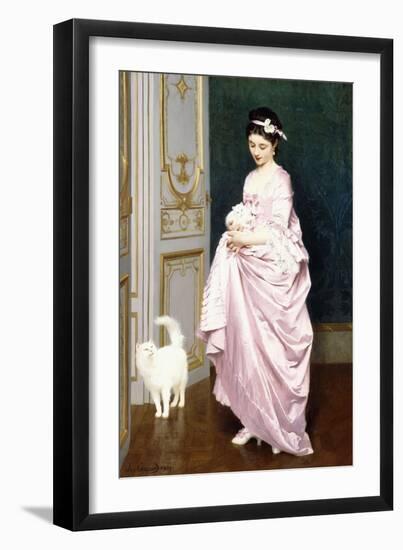 Feline Affection, 1872-Joseph Caraud-Framed Giclee Print