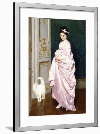 Feline Affection, 1872-Joseph Caraud-Framed Giclee Print