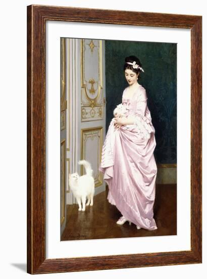 Feline Affection, 1872-Joseph Caraud-Framed Giclee Print