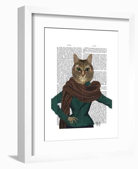 Feline Fashionista-Fab Funky-Framed Art Print